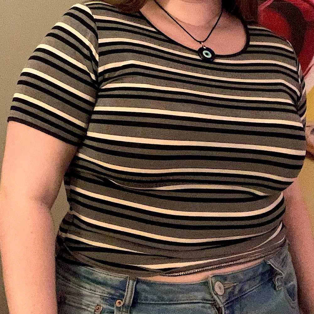 Striped Black and white T Shirt!